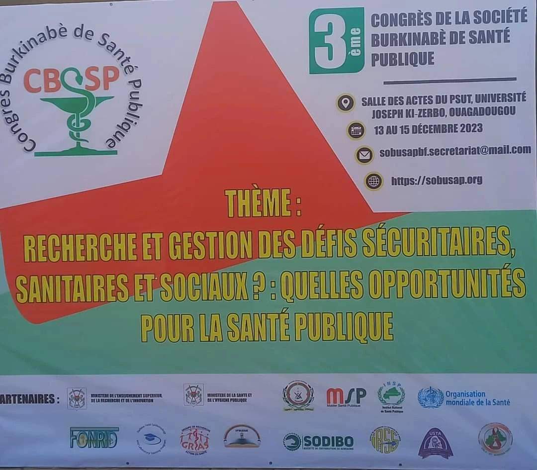 Public Health Society of #BurkinaFaso 

13-15 Dec 2023 - I had a unique privilege to attend the 3rd #PublicHealth Congress in #Ouagadougou. 

I presented 2 communications: (1) community perceptions regarding #rabies prevention &amp; (2) One Health and #digital in disease control.