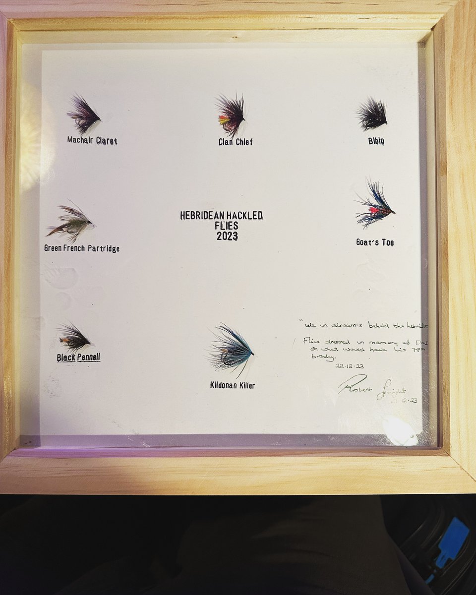 Hebridean Hackled Flies display #flytyingforautism <a href="/semperfli/">Semperfli Fly Tying</a> #griphooks tied with #semperfli classic waxed threads, semperseal sub &amp; wires. #semperfliproteam #semperfliflytying