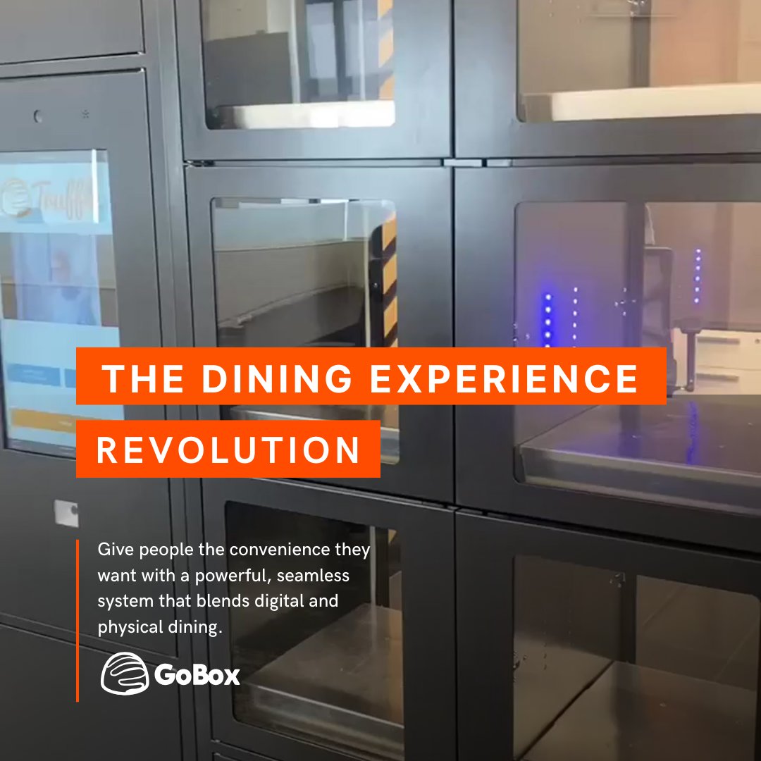 📣Revolutionize your food delivery process with our state-of-the-art GoBox food locker system. Say goodbye to long wait times and hello to efficient automation. 🙌

 #GoBox #AutomatedPickup #EfficiencyAtItsFinest
