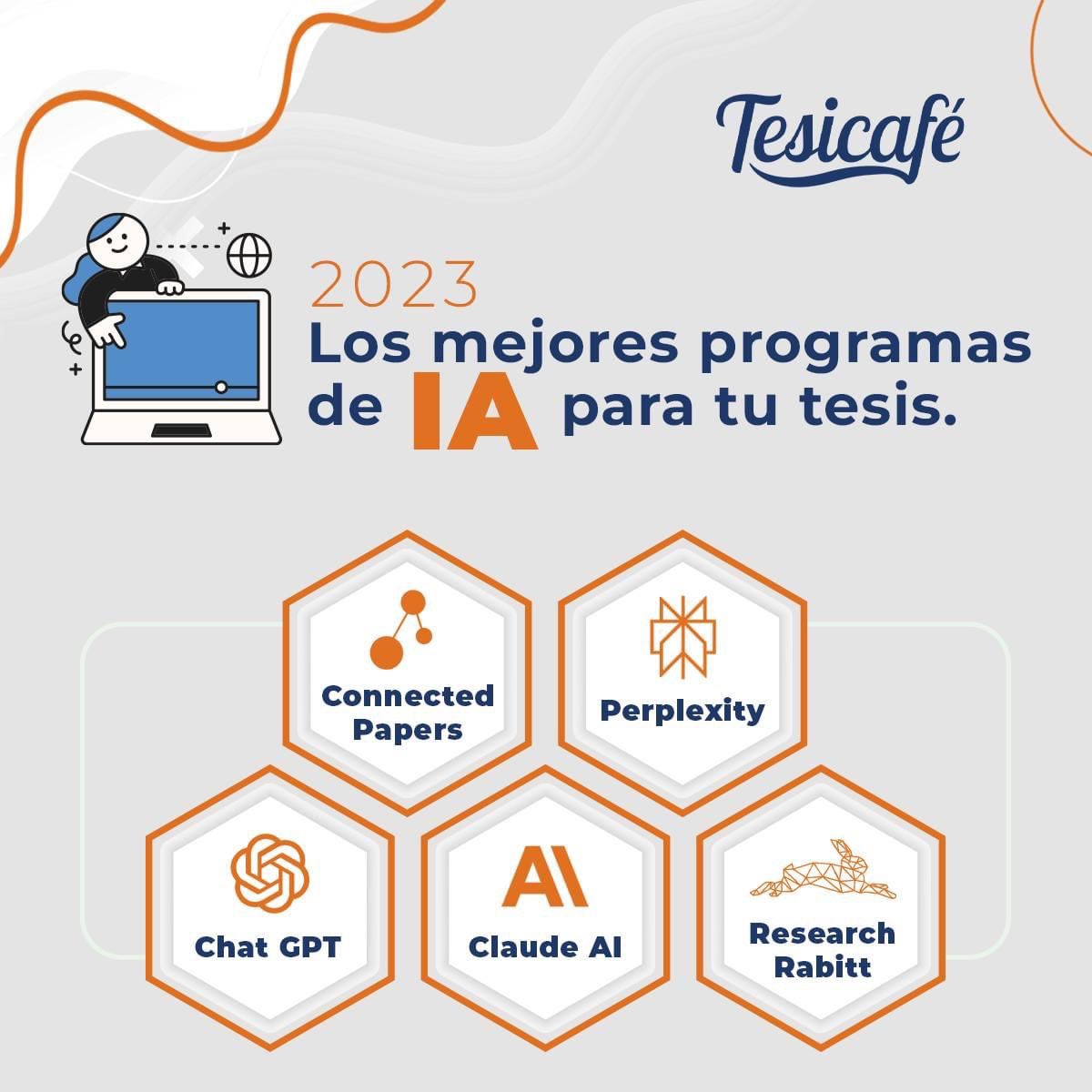 tesicafe's tweet photo. Vamos llegando al fin de este año. Y con ello, compartimos algunos de los mejores programas de IA para tu tesis 📕📚.

#ia #ai #inteligenciaartificial #tesis https://t.co/KkopiQ08AZ