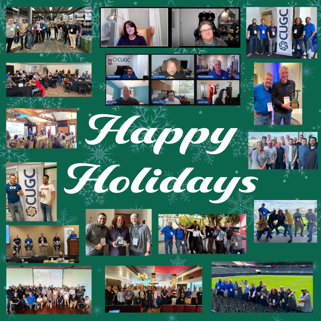 Wishing our #myCUGC friends and colleagues a truly wonderful holiday season and a bright new year! Thanks for an amazing 2023!