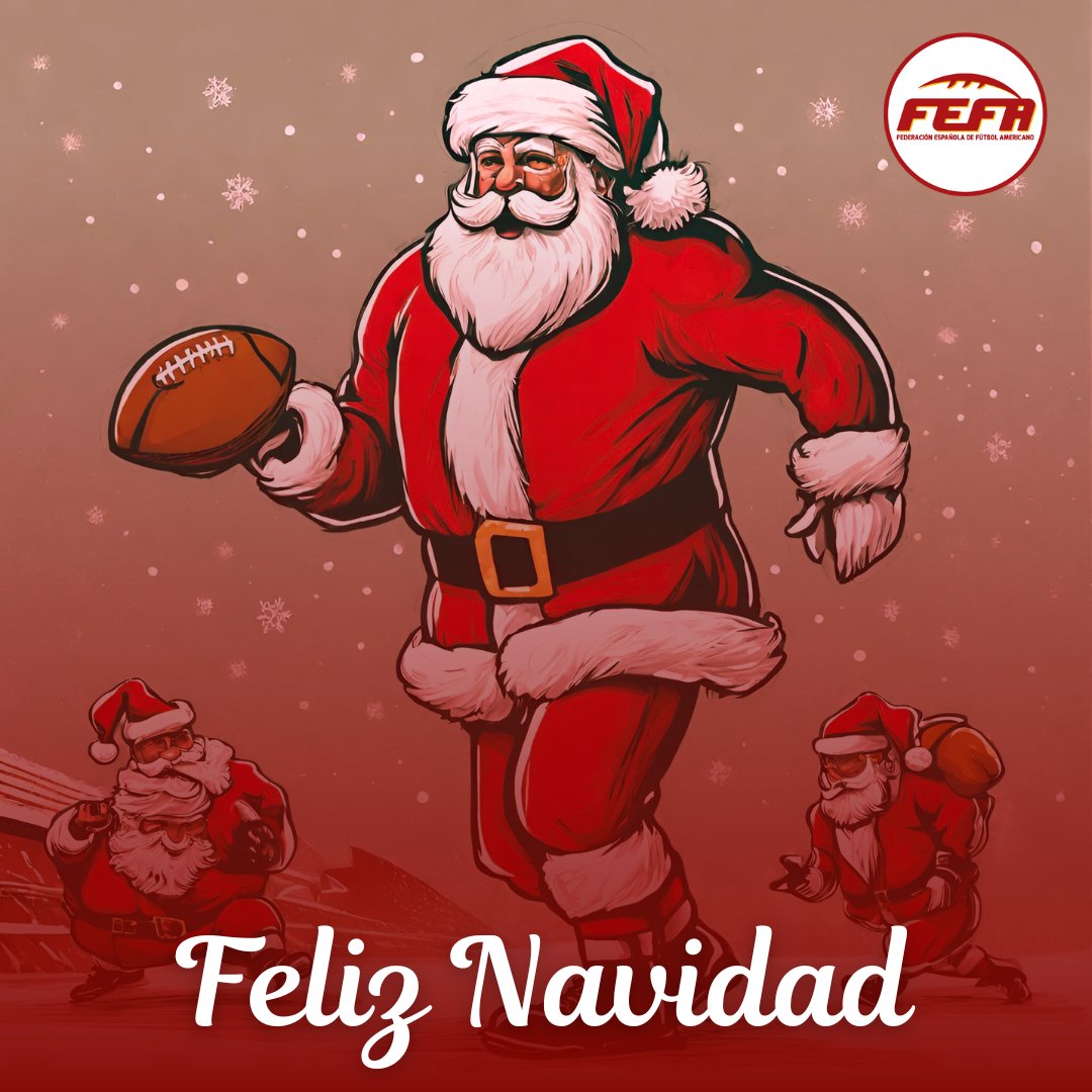 🎄 ¡¡FELICES FIESTAS!! 🎄
🏈 ¡¡Desde FEFA os deseamos una Feliz Navidad!! 🎅

#ConéctatealFootball🏈 @deportegob @live_vuvuzela #flagfootball #americanfootball #futbolamericano @madridxfootball @FCFAtwi @FAFA_Andalucia @FEFAPAst  @AragonFootball  #fefarmu #ffacv @ExtremaduraFAFF