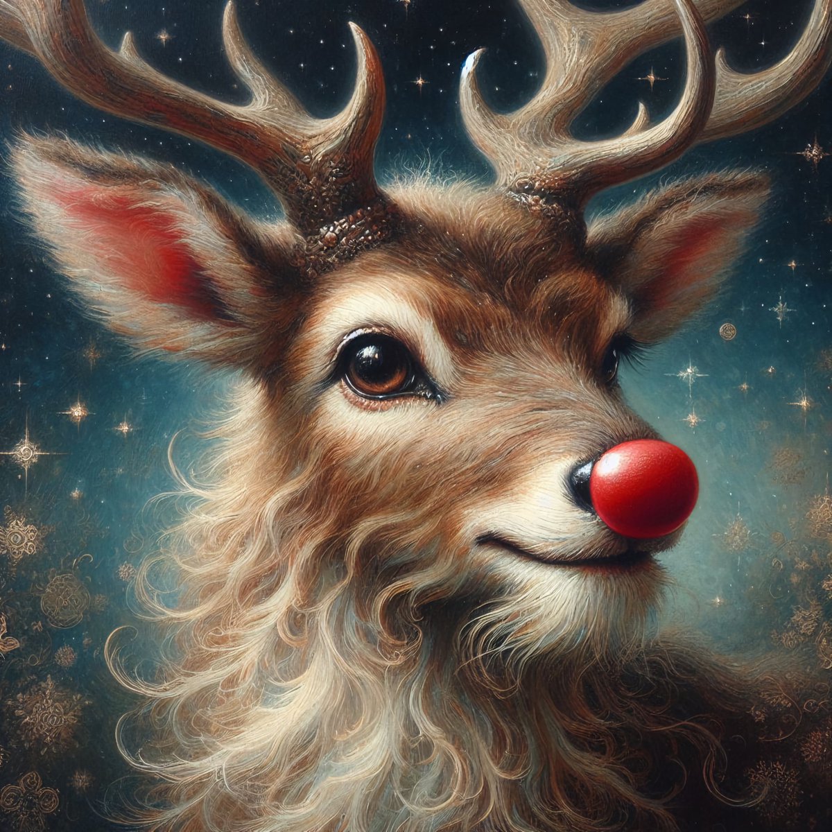 Show your Christmas spirit!
#AiArt #AIArtistCommunity #Rudolph #digitalart 
Join @FooFoo_Rabbit @AnjiPie @Cyberpopdreams @fatimazehraco