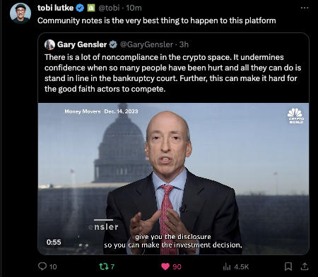 I actually can not believe that I community notes'd Jamie Dimon, Gary Gensler, and Elizabeth Warren in the past 10 days lmao

there is no way this is not a simulation