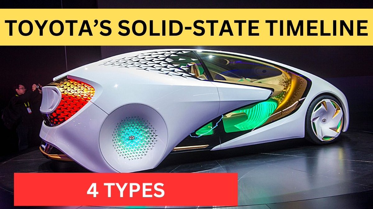 Toyota revealed some unique information when it will bring its solid-state batteries into mass production to its electric vehicles, but there is... youtu.be/K28UvnVvSkg
-
#Toyota #SolidStateBattery