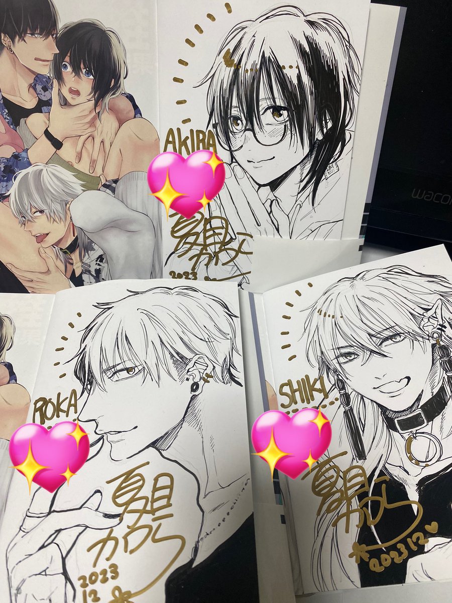 サイン本描きましたφ('ᴗ'」)✨️ 販売日とか詳細は後日お知らせ サイン本描きましたφ('ᴗ'」)✨️ 販売日とか詳細は後日お知らせ