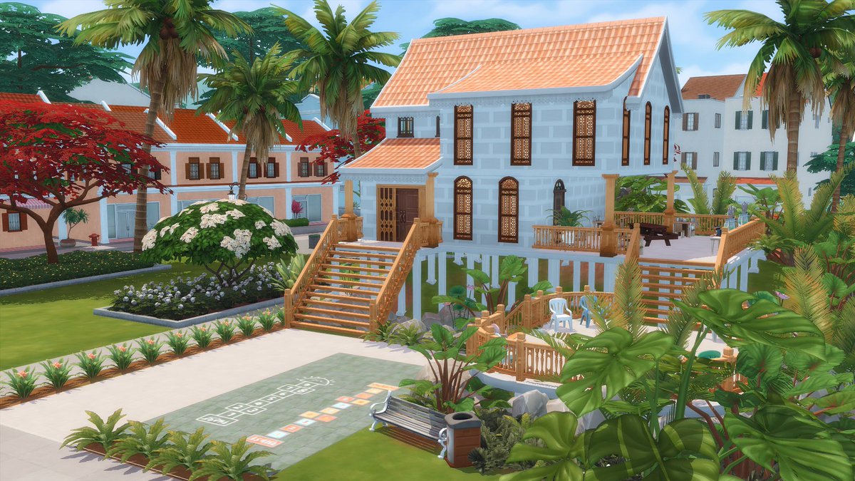 I have a new build up on the gallery:
Tomarang Library!
Uses Basegame and For Rent packs only

You can view the build on Twitch (VOD) for a few days:
twitch.tv/velvettb

#Sims4 #sims4forrent #ShowUsYourBuilds