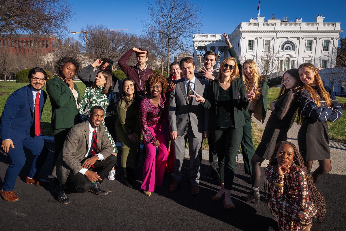 Happy Holidays from the White House press team! We wish you a JOYFUL new year!