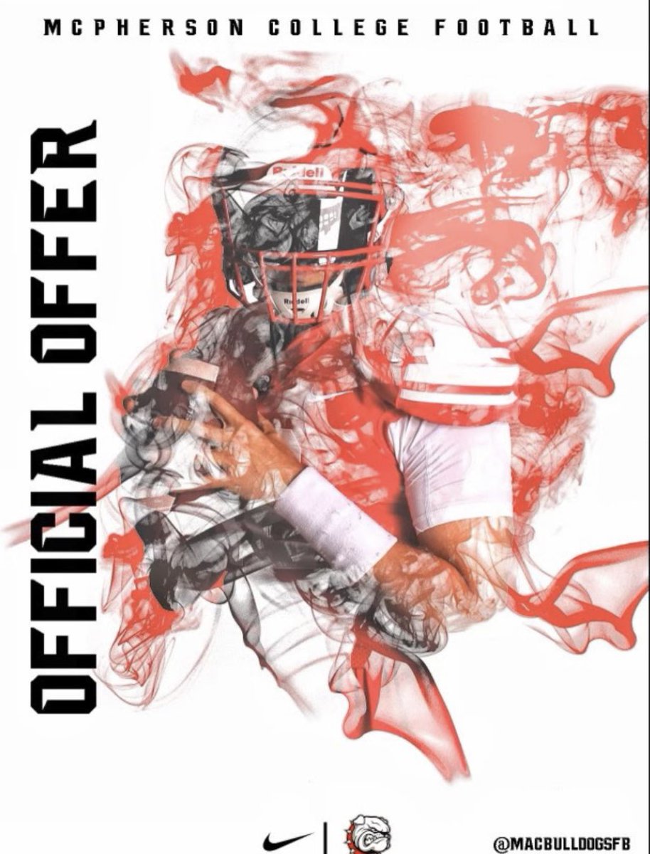 After a great conversation with <a href="/CoachJFisc/">Coach Fiscus</a>  I am blessed to receive my first Division 2 offer to McPherson college.. <a href="/CoachRico15/">Coach Rico</a>
