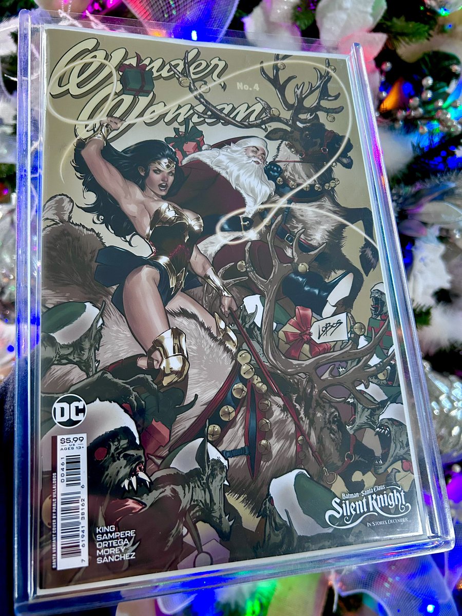 ILikeWhatIBuy's tweet image. Let’s share our favorite #HolidaysSeason covers🎄⛄️🎄
#SantaClaus #Christmas #Christmas2023 #Art #ComicBooks 
Did anyone get this⁉️🔥🔥🔥
#NCBD #WonderWoman