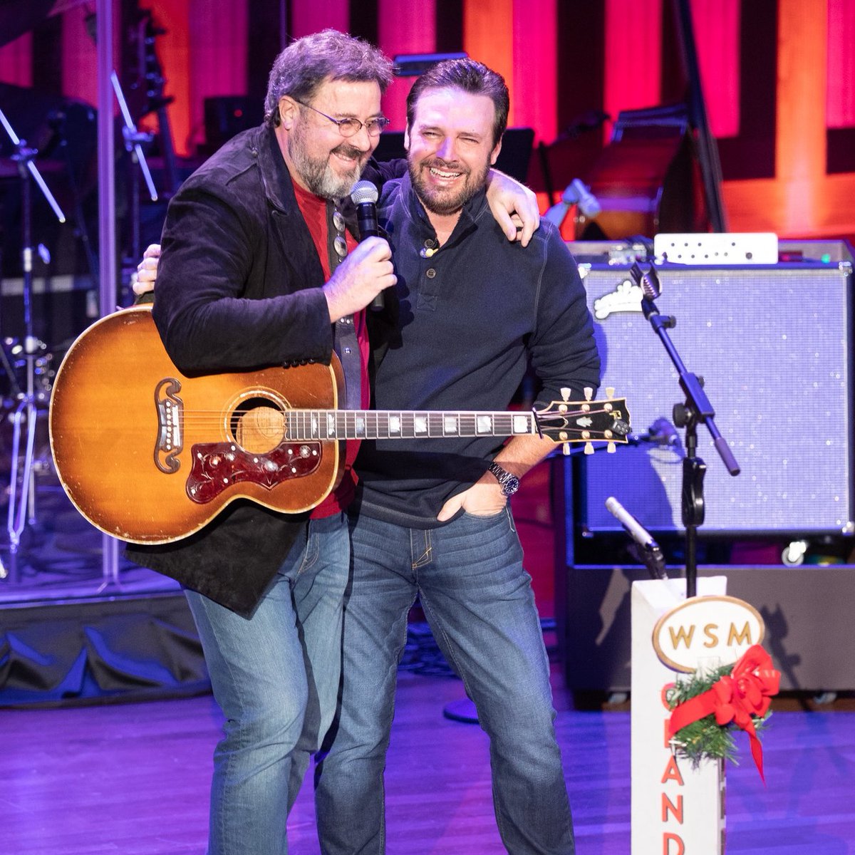 5 years ago, today, @MarkWillsMusic heard the words 'We want to invite you to become the newest member of the Opry' from none other than @VGcom. Happy Opry invite Anniversary, Mark! ♥️