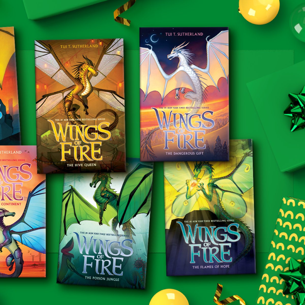 Looking for the most EPIC present you can give this holiday season? Take your gift-giving to fantastical heights with the beloved and bestselling Wings of Fire series by Tui T. Sutherland! ✨ ➡️ bit.ly/47e6ZLg