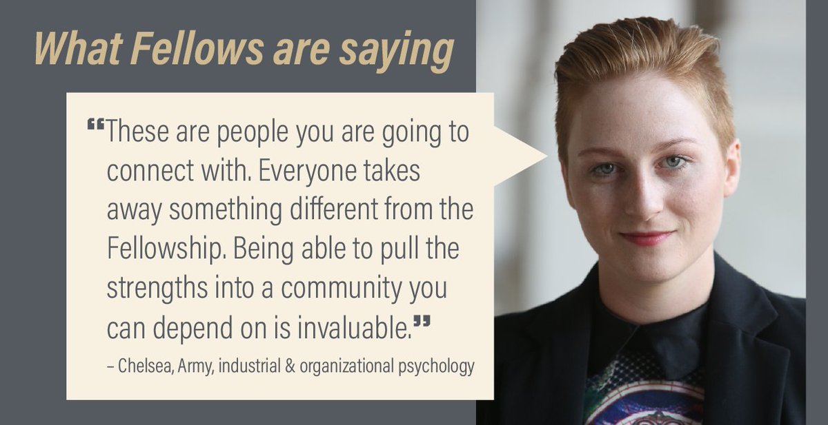 Former Fellow Chelsea says, “Everyone takes away something different from the Fellowship. Being able to pull the strengths into a community you can depend on is invaluable.”

Apply today to be a part of our 2024 #FWDFellows cohort! mfri.purdue.edu/FWDFellows