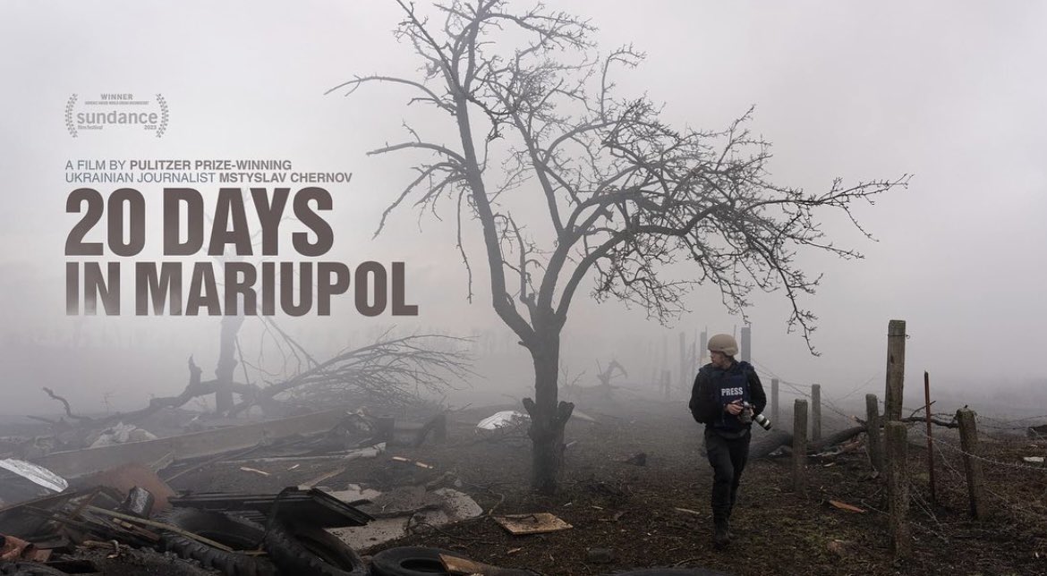 My dearest congratulations to @20DaysMariupol, which is now short-listed for the Oscars as a documentary and as a foreign film. I say it loud and clear that this is one of the most important war documentaries of our time. What they've done to our City of Mary by the Sea...
