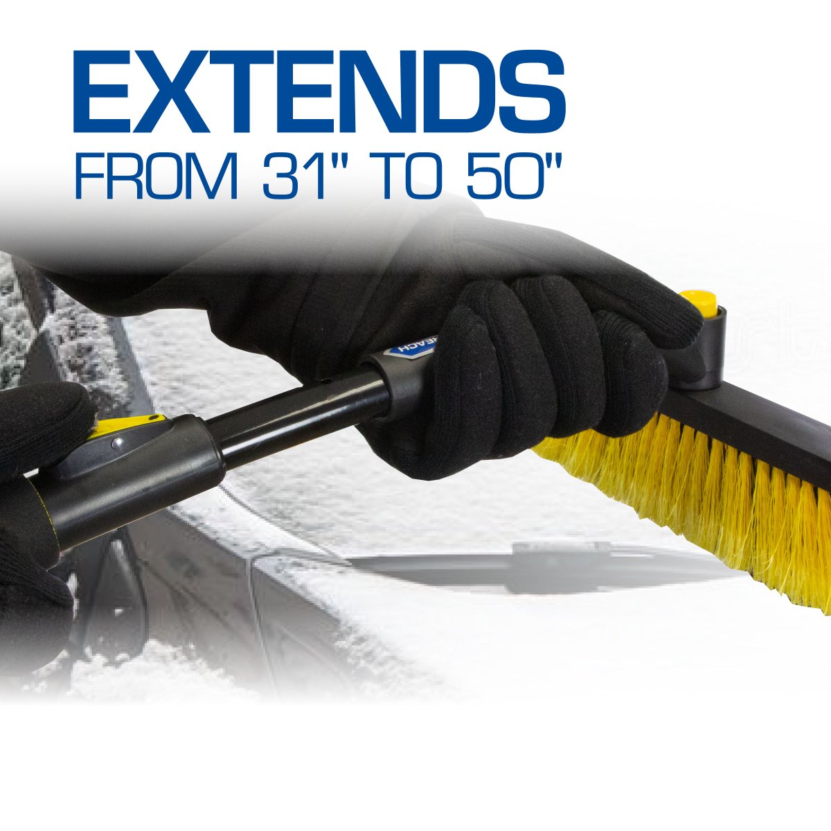With its 360° pivoting head and wide reach, our 50” Crossover Snowbroom is just the tool you need to get on the road safely this holiday season! Find it at Walmart & Walmart.com! bit.ly/3Y91lXt #RainX #snowbroom #snowbrush #winterready #OutsmartTheElements