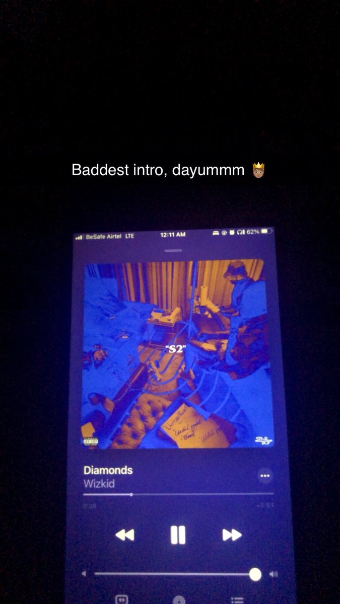 Slim_neroh's tweet image. That intro gives me goosebumps dayummm. @wizkidayo eh bad oooh.🦅🦅