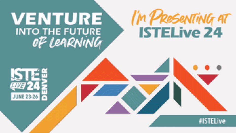 I’m excited to be presenting @ #istelive24 #istelive Hands-On Robotics: Bringing Simple Machines to Solve Real World Problems using #hummingbirdbits @birdbraintech and @MSMakeCode #microbit #reinventtheclassroom