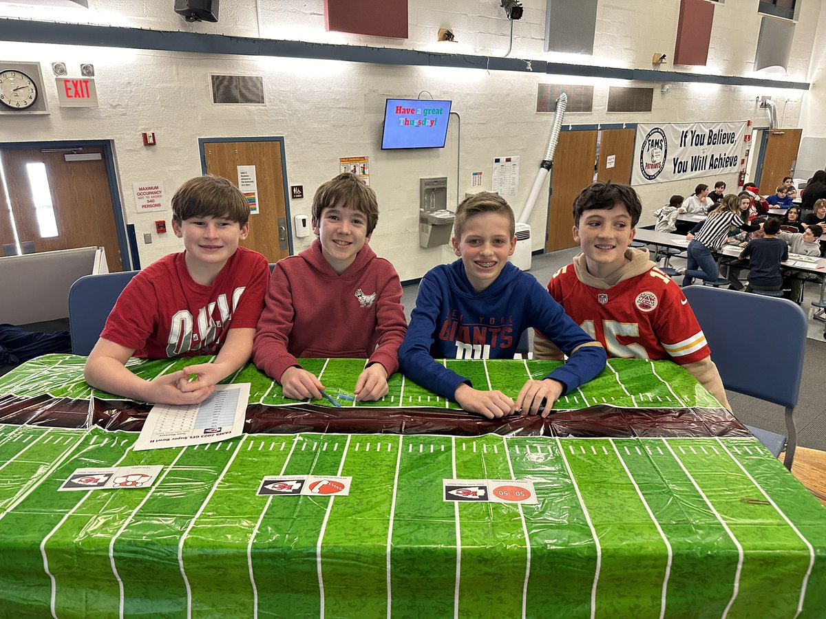 Congratulations to the 2023 Geography Football League Super Bowl Champions!! Great work by our 7th grade students, Mrs. Camasta, Ms. Festini, and Mrs. Frino!! What an exciting experience!!