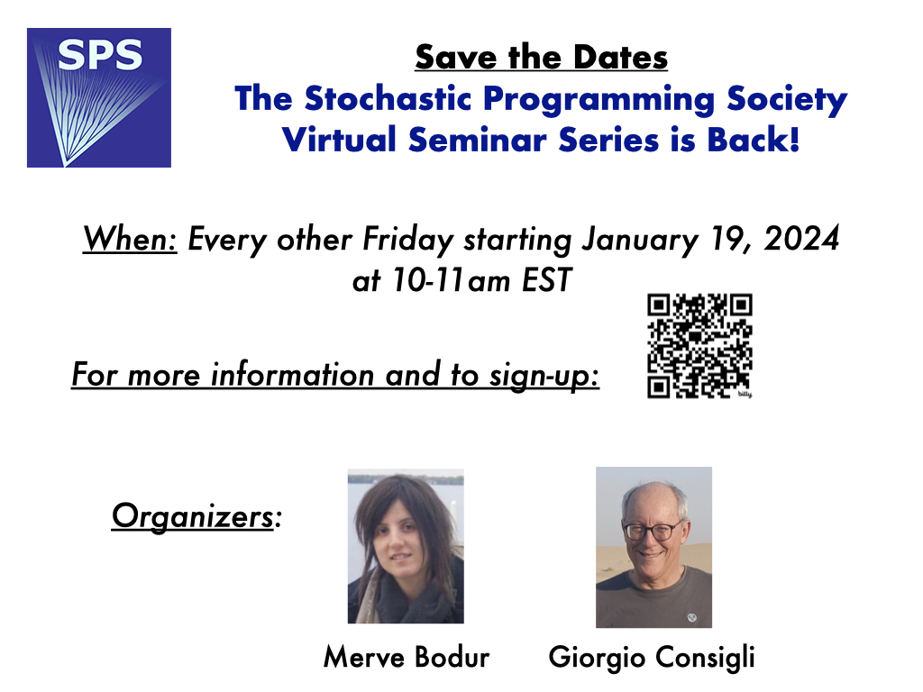 COSP is very excited to announce that our Virtual Seminar Series will be back soon! Save the dates: Starting on Jan 19, every other Friday at 10-11am (EST). More information and sign-up link: sites.google.com/view/sps-semin…