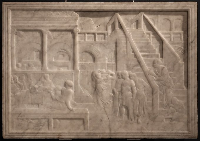 The Feast of Herod by Donatello (1435)