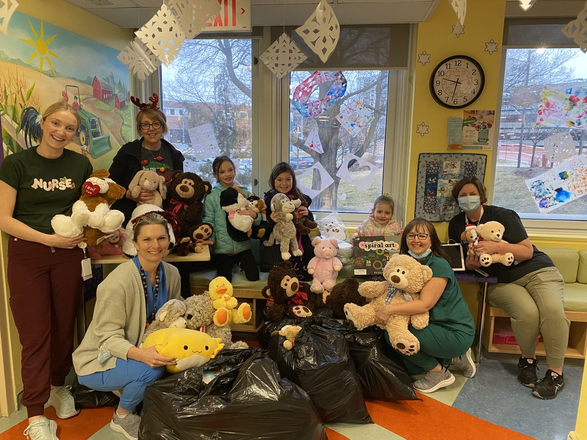 Thank you to everyone for the very generous stuffed animal donations this year for our Angel Tree! A big shout out goes to the Bisch and Afelskie families who represented our school today and dropped of our donations at the hospital today! #WCDSBAwesome #PolarBearProud