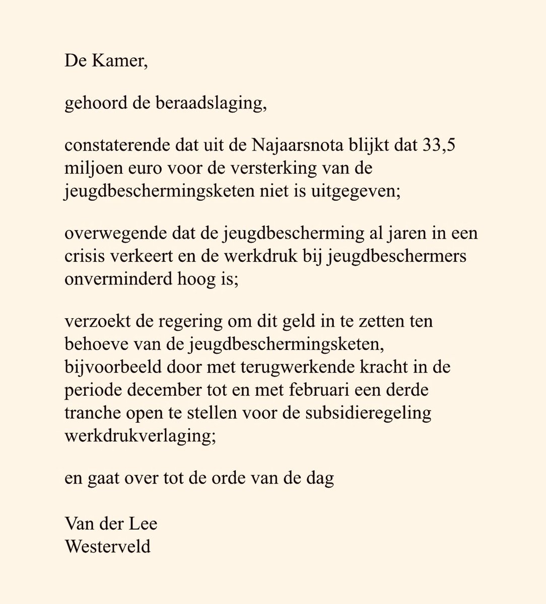 Pieter Omtzigt #NSC en Caroline van der Plas #BBB laten hulpverleners én kinderen in nood, keihard in de steek.

Pieter Omtzigt #NSC en Caroline van der Plas #BBB komen eerder gemaakte afspraken en beloften niet na.

#Jeugdbescherming laten ze stikken.