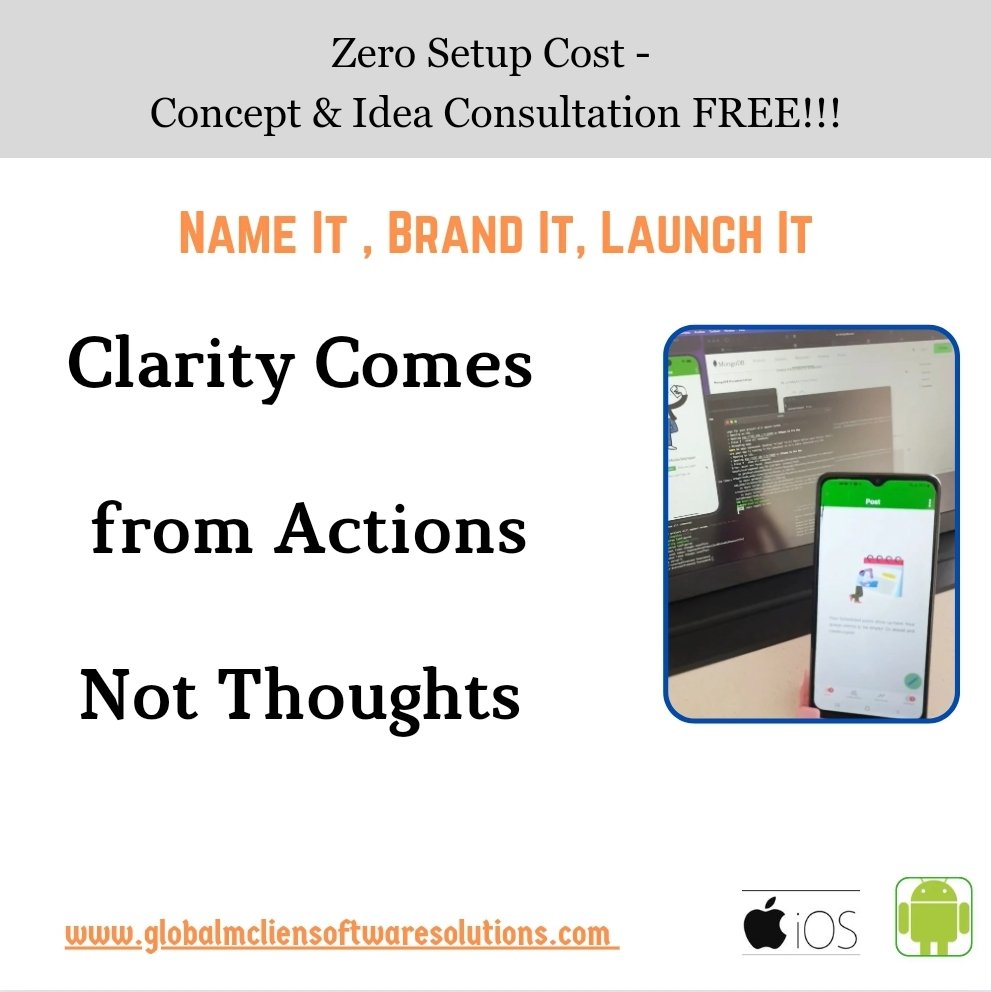 #clarity comes from #takingactions not through #thoughts 
.
.
#december #xmas2023
#SmartContracts 
#nft
#solidity 
#techstartups #leads 
#iOS #playstore #techpreneur
#angelinvestors 
#digitalmarketing 
#afeezbadmos #founder
#globalmcliensoftwaresolutions
globalmcliensoftwaresolutions.com