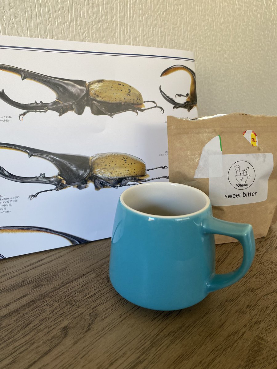 おはようございます。

今朝、ポストを開けたら、むし社から封筒が。

待ってました！
カブトムシカレンダー！

お気に入りのコーヒーと共にで、にんまり！

#むし社 #カブトムシカレンダー #オハナコーヒー #ohanacoffee