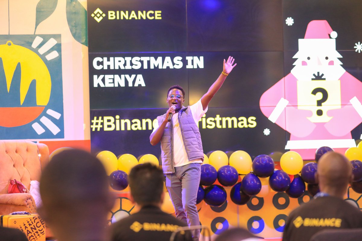 #BinanceChristmas in Kenya 🇰🇪

Thank you to all 360 attendees who joined us for a festive evening full of crypto talks, community games, and #Binance merch giveaways!

Certainly one to remember 🫡