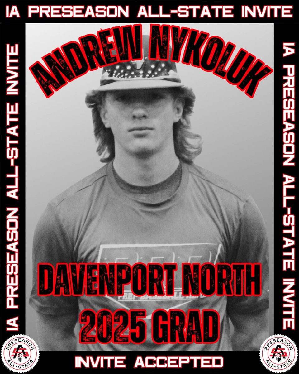 Prep Baseball Iowa (@prepbaseballia) on Twitter photo ππππ ππ ππ«ππ¬πππ¬π¨π§ ππ₯π₯-πππππ
Andrew Nykoluk β‘οΈ ππ―π·πͺπ΅π¦ ππ€π€π¦π±π΅π¦π₯
βοΈ: <a href="/and_nyk11/">Andrew Nykoluk</a>
βΎ: RHP
π: 2025
π: <a href="/DNorthBaseball/">Dav. North Baseball</a>
#IAPreseasonAS24
π€: loom.ly/SHTtrAI ππππ ππ ππ«ππ¬πππ¬π¨π§ ππ₯π₯-πππππ
Andrew Nykoluk β‘οΈ ππ―π·πͺπ΅π¦ ππ€π€π¦π±π΅π¦π₯
βοΈ: <a href="/and_nyk11/">Andrew Nykoluk</a>
βΎ: RHP
π: 2025
π: <a href="/DNorthBaseball/">Dav. North Baseball</a>
#IAPreseasonAS24
π€: loom.ly/SHTtrAI