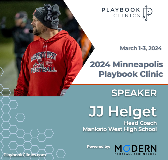 Excited and humbled to speak at the Minneapolis
<a href="/PlaybookClinics/">Playbook Clinics</a> on March 2nd at 530 and 630 PM.  If you're interested in attending one of their clinics, sign up at playbookclinics.com/buy-now/.  Enter discount code “Helget.” for $50 off.