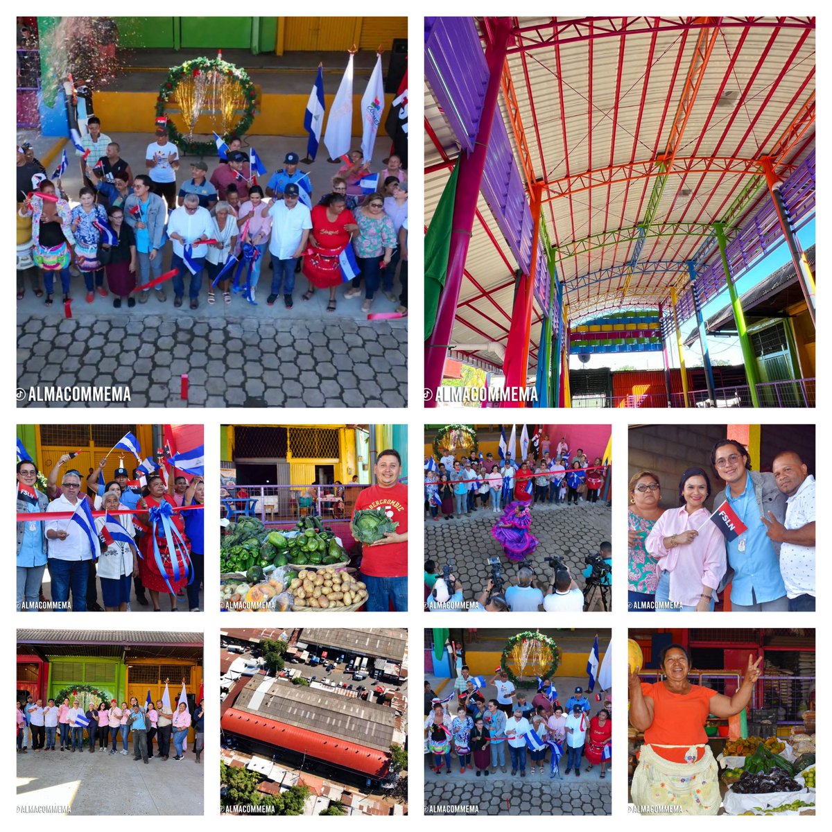 Nicaragua 🇳🇮 | Inauguración del nuevo Galerón 'Los Masayas' en el Mercado Mayoreo.

➡️ Para 40 comerciantes aproximadamente

#NicaraguaPazyBuenaVoluntad