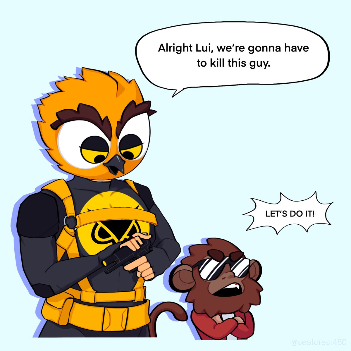 They gonna do some crimes 
#bbsfanart #vanossgamingfanart #luicalibrefanart