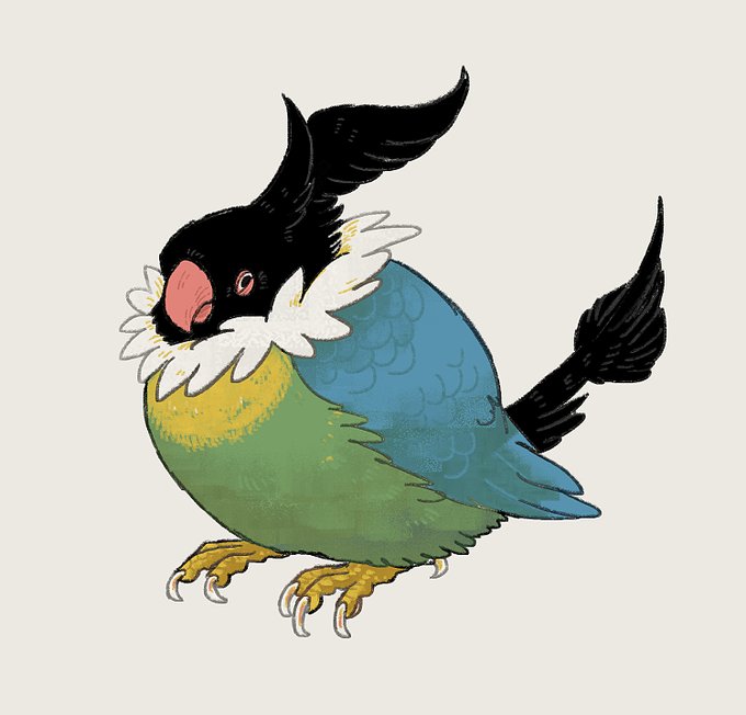 「beak closed eyes」 illustration images(Latest)