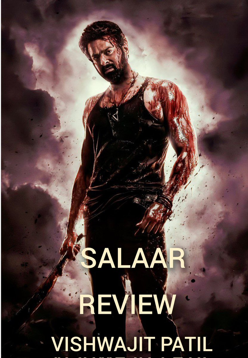 #SalaarReview : BLOCKBUSTER. 
Rating : ⭐⭐⭐⭐

#Salaar is mass entertaing film, heartwarming tale of friendship, emotions and action. 

#Prabhas as deva delivered outstanding performance, #ShruthiHassan looking beautiful very good performance and @PrithviOfficial shines.