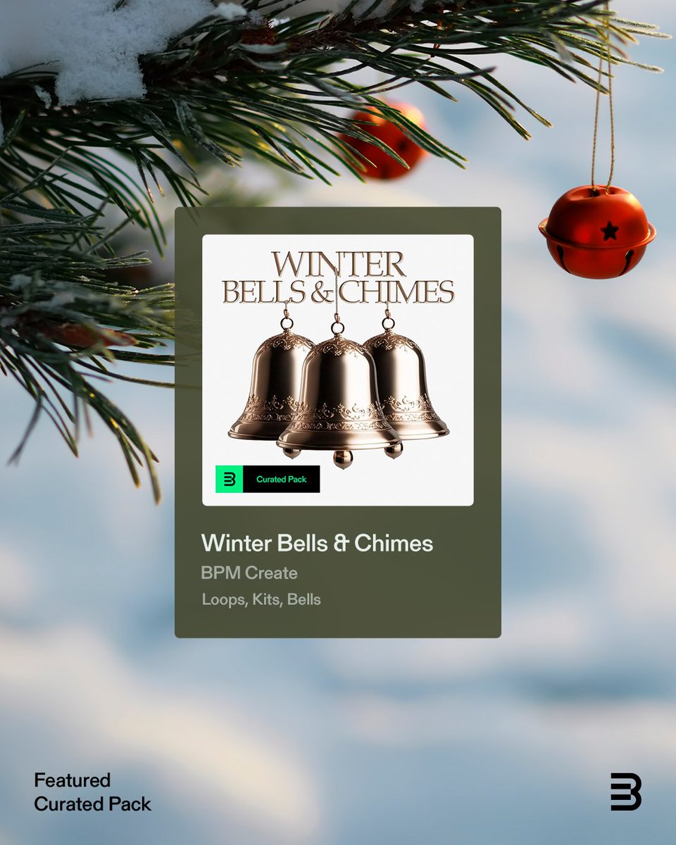 Level up your holiday cheer with BPM Create’s latest festive collection, “Winter Bells &amp; Chimes.” Brimming with merry loops, dynamic kits, and enchanting bells, this curated pack is your essential toolkit for creating the perfect seasonal soundtrack 🔔✨