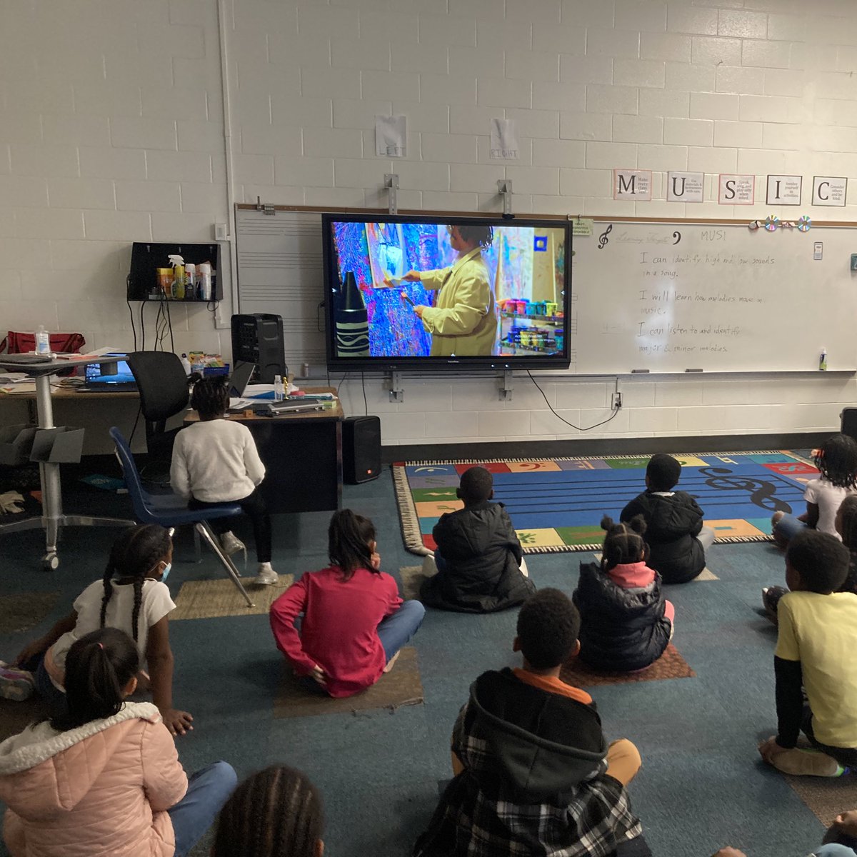 Mr. J The Music Man! (@mrjsmusicworld) on Twitter photo “Nothing wrong with the black crayon!” - Introduced some of my students to my Morehouse brother <a href="/DJWillyWow1/">DJ Willy Wow</a> today by showing the video to “Black Crayon” produced by me 😁 and featured on the Grammy-nominated ‘Hip Hope for Kids’ project! “Nothing wrong with the black crayon!” - Introduced some of my students to my Morehouse brother <a href="/DJWillyWow1/">DJ Willy Wow</a> today by showing the video to “Black Crayon” produced by me 😁 and featured on the Grammy-nominated ‘Hip Hope for Kids’ project!