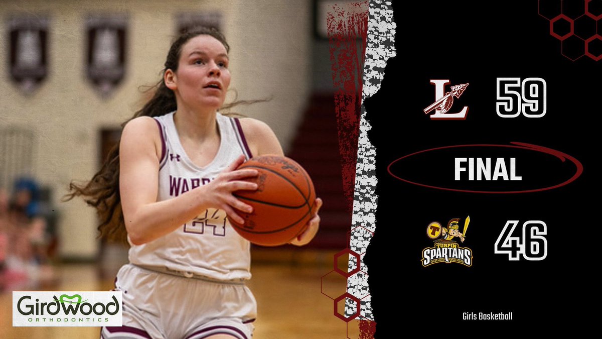 🏀 FINAL | The Lady Warriors move to 7-3 overall and 5-2 in the ECC! Jr Jordan Mueller netted 25 and Jr Braylyn Mattox added 16 and a bunch of boards. Many contributed!! NEXT: Lebanon hosts Miamisburg on Saturday at 12:30pm. #Onward