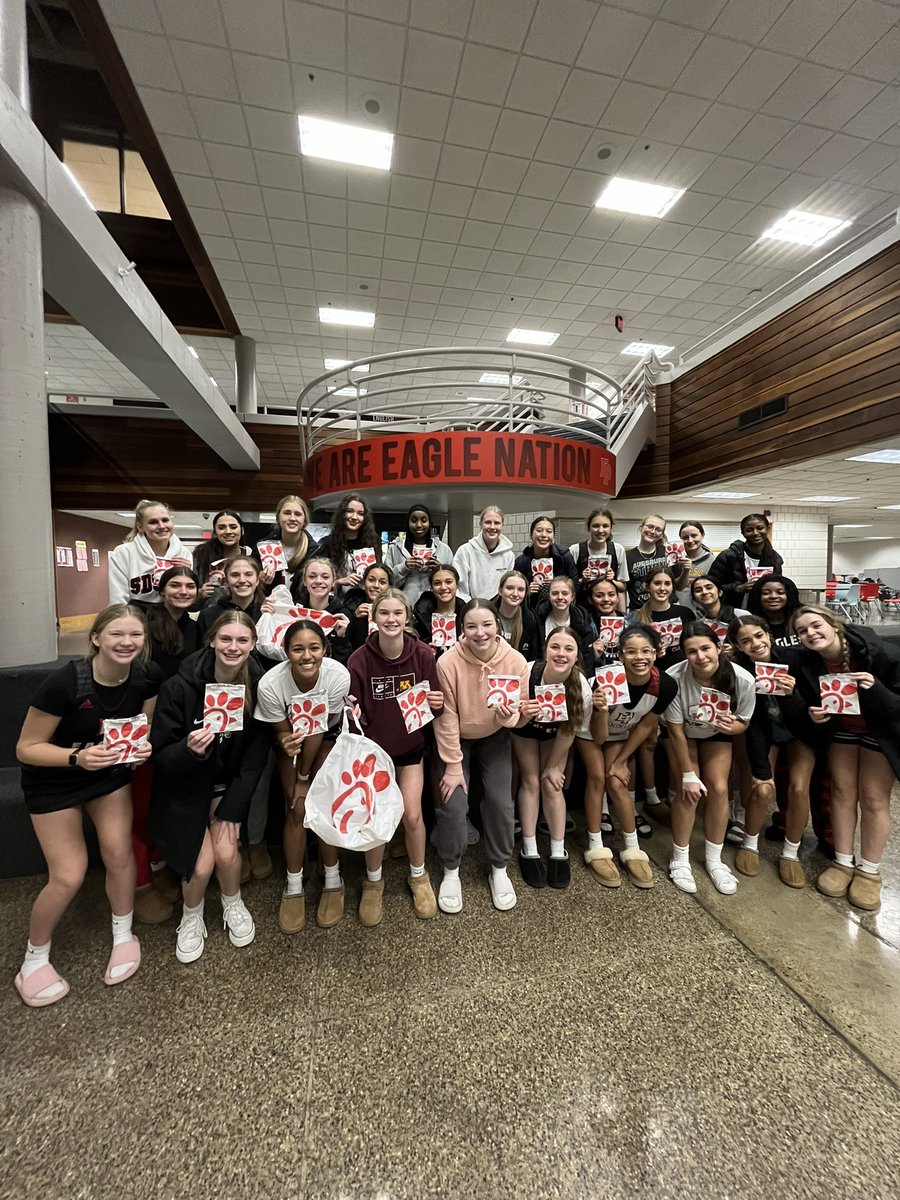 Thank you @cfaedenprairie for the team meal, and always supporting our program! #proudpartner