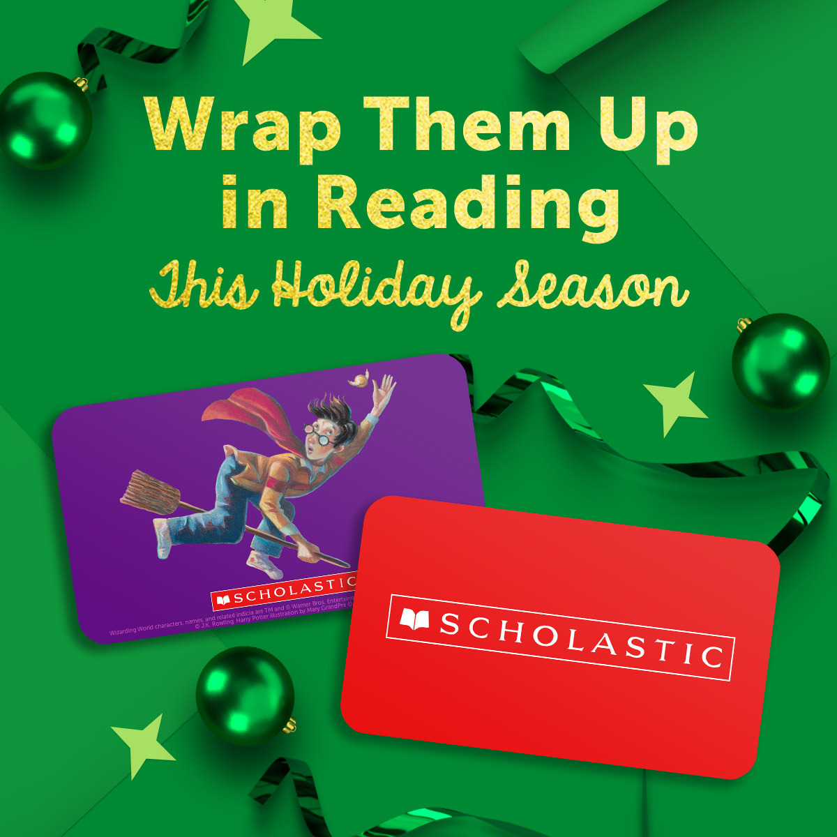 One present. A library full of possibilities. Give the gift of a Scholastic eGift card. 🎁 bit.ly/3TAuAm9