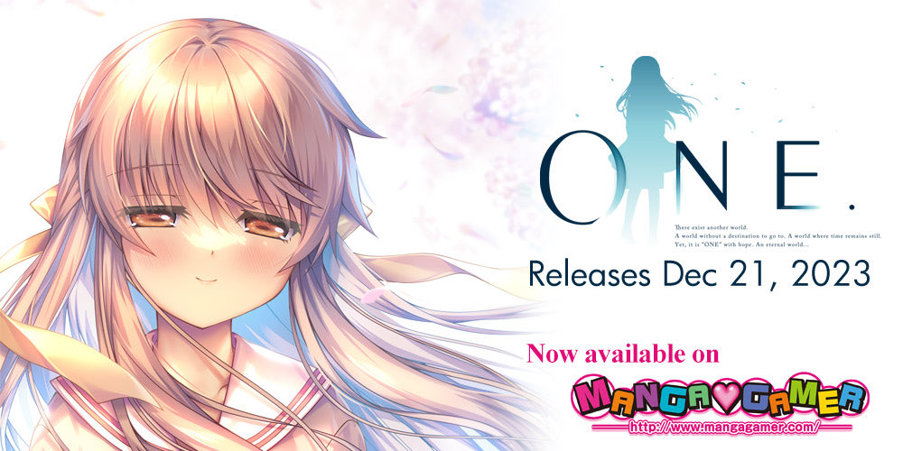 ONE. from novamicus and Shiravune is now available on the MangaGamer store! Save 20% during launch week! mangagamer.com/r18/detail.php…