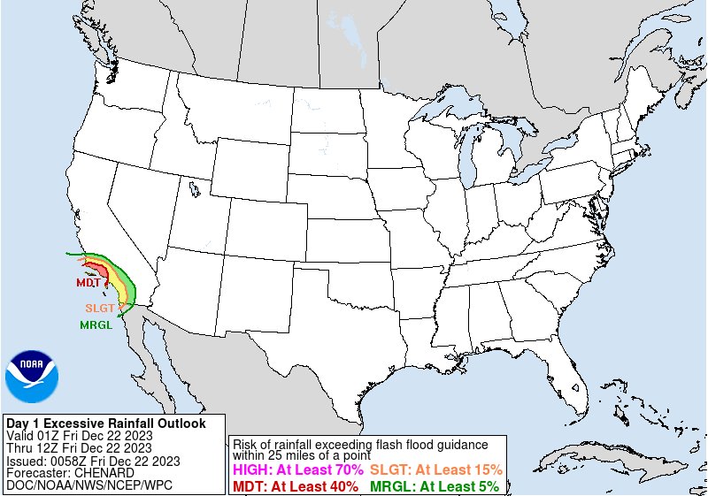 A MODERATE risk is in effect in our Day 1 Excessive Rainfall Outlook. More details: go.usa.gov/cu3Dw