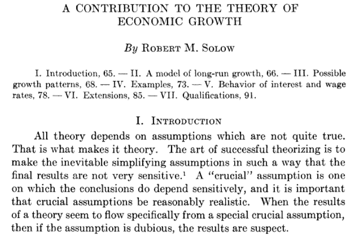 An inspiration to all economists. We will miss you Bob Solow.