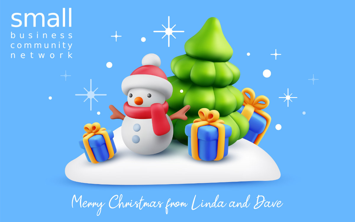 Wishing all our SBCN members and our extended small business community a very Merry Christmas from <a href="/LindaOJ/">Linda Ockwell-Jenner</a> and <a href="/DaveOJ/">Dave Ockwell-Jenner</a> at the Small Business Community Network.