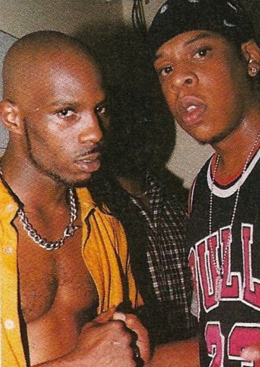 Old throwback picture of DMX with Jay-Z and a Demon 😈