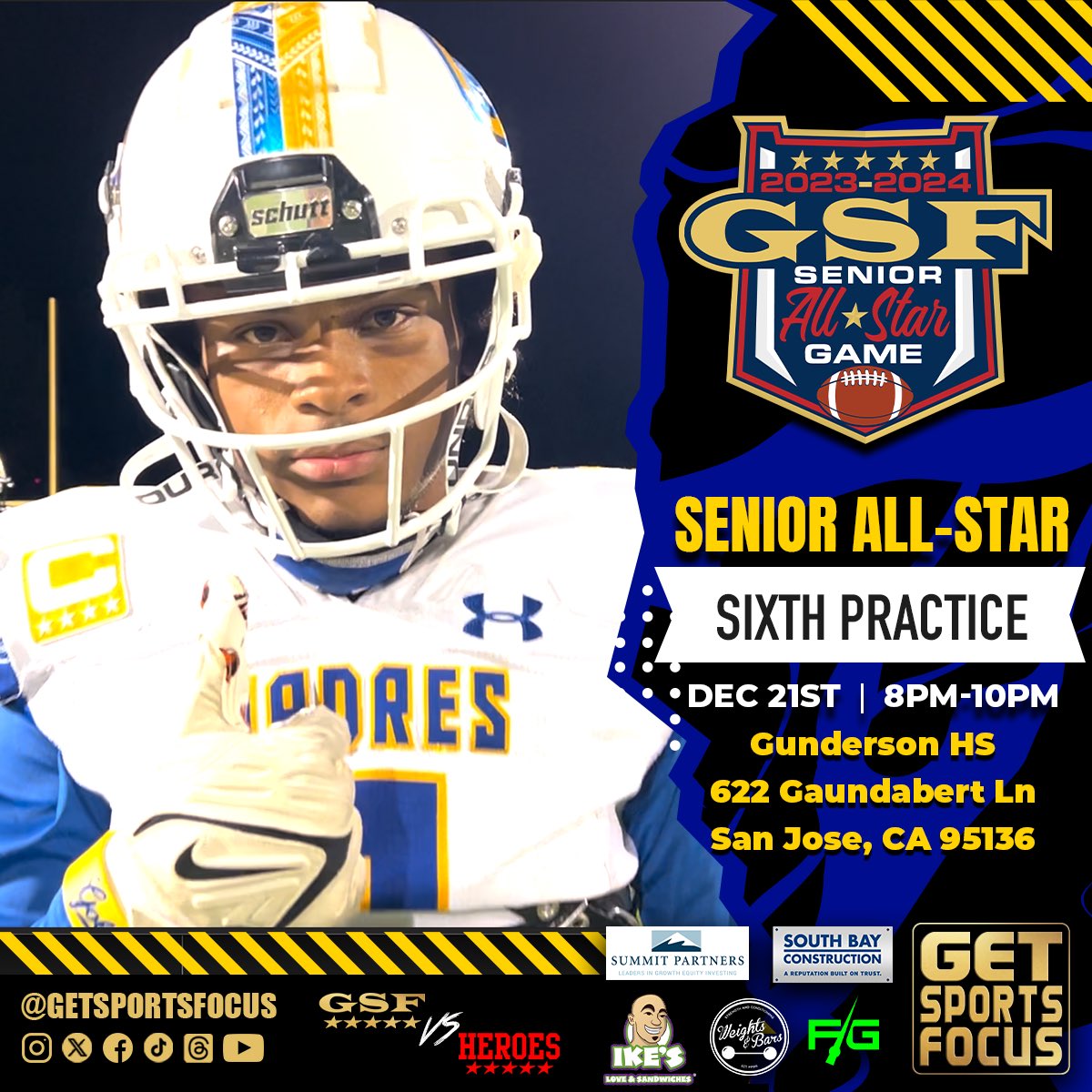 GetSportsFocus (@getsportsfocus) on Twitter photo 🏈🌟 Practice #6
Let’s get it Seniors, only four more get togethers after tonight. Let’s make it an awesome night of football.
#gsfallstarexperience
✅ Follow <a href="/GetSportsFocus/">GetSportsFocus</a> 🏈🌟 Practice #6
Let’s get it Seniors, only four more get togethers after tonight. Let’s make it an awesome night of football.
#gsfallstarexperience
✅ Follow <a href="/GetSportsFocus/">GetSportsFocus</a>