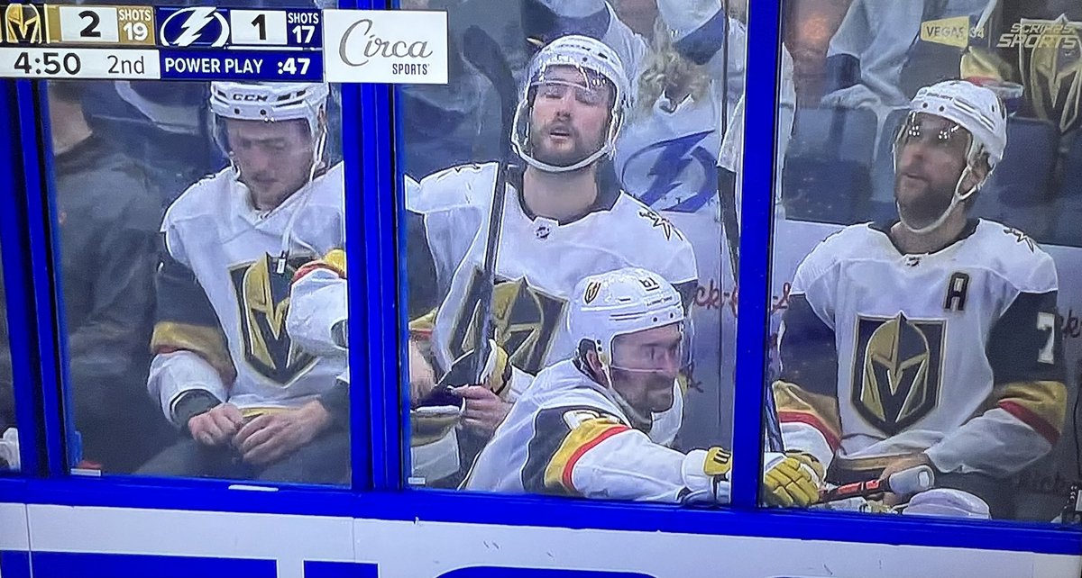 How things are currently going in the Tampa penalty box. I hope they have a mic in there for the road to the Winter Classic show.