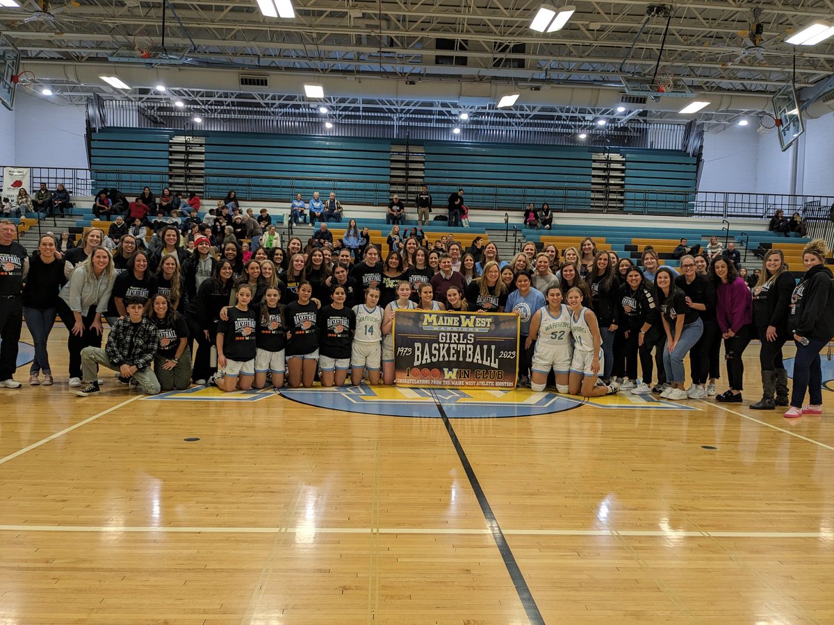 Dion (J & T Sports) (@dion_jtsports) on Twitter photo .<a href="/MWGirlsHoops/">Maine West Girls’ Basketball</a> celebrates the 1,000th win in program history obtained a couple weeks ago. .<a href="/MWGirlsHoops/">Maine West Girls’ Basketball</a> celebrates the 1,000th win in program history obtained a couple weeks ago.