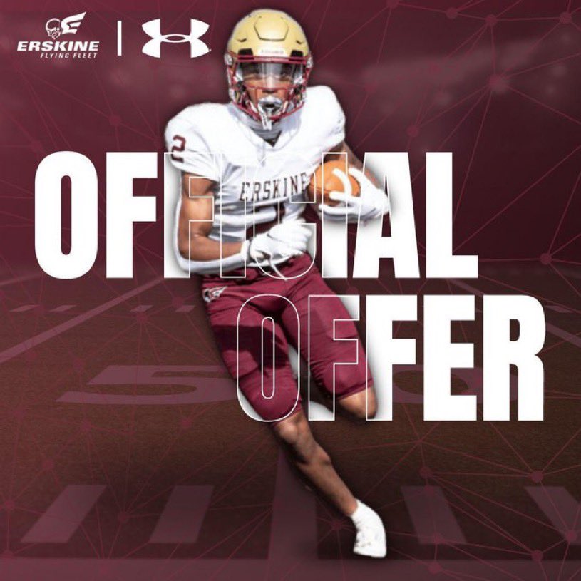 Blessed to receive a offer to Erskine @CoachCasterlin @grider_s @cragergl @AdamT_16 @brhswildcatsfb @jt6951