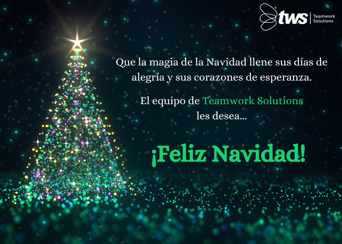 twssolutions's tweet image. 🎄No hay mejor momento que el final de año para agradecerles la confianza que nos han depositado🎉

Desde Teamwork Solutions nos unimos para desearles una feliz navidad y próspero año nuevo.

#Teamworksolutions #felicesfiestas #feliznavidad #erp #softwareamedida #navidad